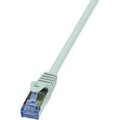 3x LogiLink CAT6A S/FTP Patchkabel AWG26 PIMF grau 0,25m