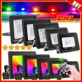 RGB LED Fluter Außen Strahler Dimmbar Flutlicht Scheinwerfer Gartenlampe 10-100W