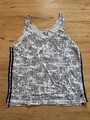Adidas Essentials Damentop Gr. 2XL 50-52 -Schwarz/Weiß Print