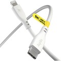 Aqiila Cablebird CS21 USB-C® Kabel USB 2.0 Apple Lightning Stecker 1.00 m Wei...