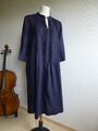Anna Aura bei Peter Hahn, leinen Kleid, gr. 42, nachtblau.