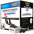 Für VW Touran Typ 1T1,1T2 Anhängerkupplung abnehmbar +eSatz 13pol uni. 06-10 NEU