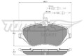 TOMEX Brakes Bremsbeläge Bremsbelagsatz Bremsklötze Vorne TX14-68