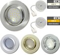LED Modul Einbauleuchten Sets | 230V | 5Watt | Flach | ET=40mm | Lochmass 68mm