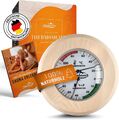 ALPENHAUCH Sauna Thermometer Hygrometer 2in1 Klimastation Klimamesser aus Holz