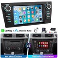 DAB+ Autoradio Carplay Android 14 2+64G Für BMW 3er E90 E91 E92 E93 KAM GPS Navi