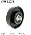 SKF VKM 62031 Spannrolle Keilrippenriemen für NISSAN MICRA III (K12)