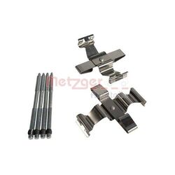 1x Zubehörsatz, Scheibenbremsbelag METZGER 109-0109 passend für