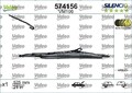 VALEO Wischblatt 574156 für AUDI BMW  passend für FIAT FORD HYUNDAI JAGUAR
