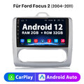 Für Ford Focus II 2004-2011 9"Android12 Autoradio DAB Navi GPS 2+32GB Carplay BT