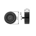 GATES Umlenk-/Führungsrolle Keilrippenriemen DriveAlign™ T36206 für FÉ KIA SANTA