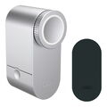Abus Türschlossantrieb LOXERIS One in silber - inkl. WLAN Bridge One in schwarz