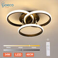 42W Moderne LED Deckenleuchte Dimmbar Deckenlampe Fernbedienung Kronleuchter
