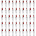 Netzwerkstecker Cat 6 RJ45 Stecker 50x Steckverbinder werkzeuglos Zugentlastung