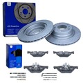 ATE PowerDisc BREMSSCHEIBEN + BELÄGE HINTEN passend für BMW 3er E90 E91 E92 E93