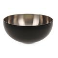 Schale aus Edelstahl schwarz Schüssel Salatschale Glamour Elegant Deko 24cm
