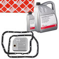 FEBI Getriebefilter + Dichtung + 6L Getriebeöl für JEEP GRAND CHEROKEE 1 2
