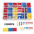 1200X Kabelschuhe Sortiment Box Auto KFZ Steckverbinder Set Flachstecker Satz