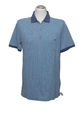 Camel Active Herren Poloshirt Polohemd L blau türkis kariert Piqué Baumwolle