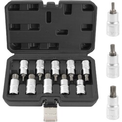 INNEN-VIELZAHN STECKSCHLÜSSEL NÜSSE 1/2 ZOLL M4 M5 M6 M8 M9 M10 M12 M14 M16 M18