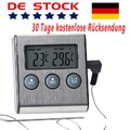 BRATENTHERMOMETER DIGITAL BACKOFEN GRILL THERMOMETER FLEISCHTHERMOMETER KÜCHE~