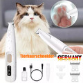 Premium Profi Tierhaarschneider Akku Hund Katze Rasierer Schermaschine