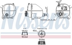 Ausgleichsbehälter Kühlmittel ** FIRST FIT ** NISSENS 996357 0,5 Liter für BMW