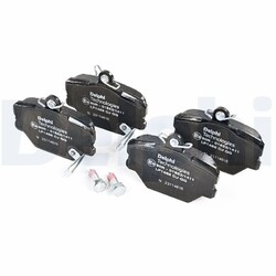 DELPHI Bremsbelagsatz, Scheibenbremse LP1465 für SMART