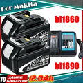 2X 12Ah Akku Für Original Makita BL1860B 18V Li-ion BL1850B BL1830 LED-Anzeige
