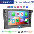 Für Opel Corsa C D Vectra Astra G H KAM GPS NAVI BT Autoradio Android 13 Carplay