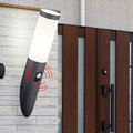 LED Außen Wand Leuchte ANTHRAZIT Fassaden Bewegungsmelder Edelstahl Garten Lampe