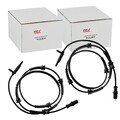 2x NTY ABS-SENSOR RADDREHZAL VORNE passend für RENAULT LAGUNA | HCA-RE-005