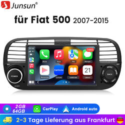 2+64G Android 13 Autoradio Für Fiat 500 07-2015 GPS Navi WIFI BT FM Carplay DAB+