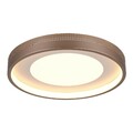 TRIO Leuchten SOLEA LED-Deckenlampe Deckenleuchte Braun Kunststoff Ø 40 cm