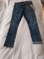 Blaue Jeans Hose Herren W36 L34 Slim Stretch Jeans Modern Identic
