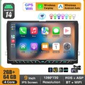 CarPlay Autoradio Android 14 GPS NAV 64G Für Golf 5 6 VW Polo Touran Seat Kamera