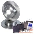 BREMSSCHEIBEN VOLL Ø278 +BREMSBELÄGE HINTEN FÜR MERCEDES BENZ C-KLASSE W203 S203