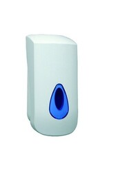 M-Line Seifenspender 400 ml weiß nachfüllbar Spender für Seife Flüssigseife