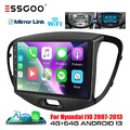 9" Android 13 4+64G Carplay Autoradio GPS NAV Wifi RDS Für Hyundai i10 2007-2012