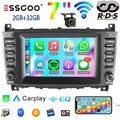 KAM+ Android 14 32G Carplay Für Mercedes Benz C CLC W209 W203 Autoradio NAVI GPS