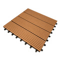 WPC Terrassenfliesen 30x30cm Kunststoff Balkon Pool Garten Dielen Klickfliesen