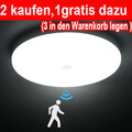 LED Deckenleuchte mit Bewegungsmelder Sensor Lampe Innenbeleuchtung Deckenlampe