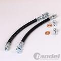 2x BREMSSCHLAUCH BREMSSCHLÄUCHE HINTEN passend für SEAT EXEO + AUDI A4 (B6,B7)