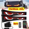 2Stk 90cm Truck-Specific Devil's Eye LED-Screen Car Eye Light Truck Dynamic Lamp
