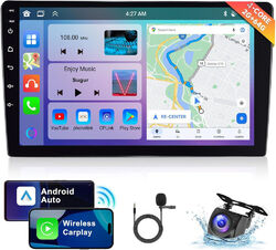 2+64GB 10.1" Android 13 Autoradio mit Carplay GPS NAVI USB WiFi BT RDS Player