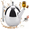 Thermokanne Kaffeekanne Teekanne Pumpkanne Edelstahl 1,5L + Teesieb