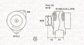 Lichtmaschine mit Freilaufriemenscheibe 063732126010 MAGNETI MARELLI für TOYOTA