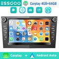 4+64G Carplay Android 14 Autoradio RDS GPS WIFI BT Für Opel Zafira Corsa Astra H
