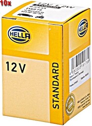 HELLA x10 Instrumentenbeleuchtung Glühlampe 8GA007997041