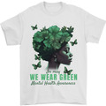 Herren-T-Shirt We Wear grünes psychisches Gesundheitsbewusstsein 100 % Baumwolle